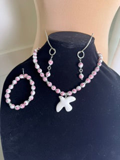 Glad Tidings – Handcrafted Dove Jewelry Set