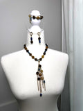 Golden Instinct – One-of-a-Kind Tiger’s Eye Jewelry Set