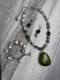 Moss Whisper – One-of-a-Kind Jewelry Set