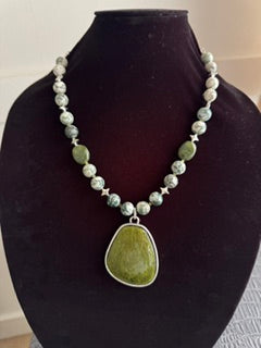Moss Whisper – One-of-a-Kind Jewelry Set